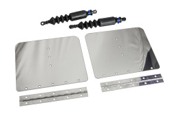 Комплект транцевых плит, размер 9"х8", Nauticus (ST980-40)